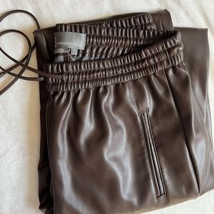 ANTHROPOLOGIE LEATHER PANTS